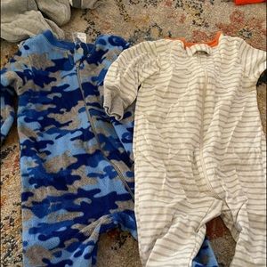 Four footie pajamas